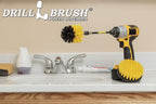 Bathroom Accessories - Cleaning Supplies - Drill Brush - Grout Cleaner - Shower Cleaner - Scrub Brush for Shower - Tile Cleaning Brush - Bathroom Cleaning Tools - Drill Brush Attachment Set - Bathtub