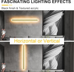 Aipsun Porch Wall Lights 59inch Long Strip Modern Outdoor Wall Light Fixture, Gold Wall Mount Lighting Sconce Exterior Lights Wall Sconce 3000K for House Living Room Corridor(1 Pack)