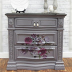 Dixie Belle Paint Company Chalk Finish Furniture Paint - Mason Dixon Gray (32oz) - Matte Charcoal Gray Chic Chalk Mineral DIY Furniture Paint