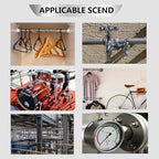 GeilSpace 3/4" x 30" Stainless Steel Pipe, 304 Pipe Nipple Fits Standard 3/4 Inch Threaded Pipes and Fittings, DIY Industrial Metal tube (2 PCS)