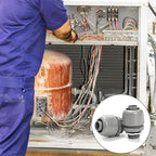 30 Pcs Conduit Connectors, 1/2 Inch PVC Electrical Liquid Tight Connector, 180 Degree Straight NPT Non-Metallic Fitting for Home Kitchen Bathroom Outdoor Tubes Tools Supplies, Grey