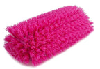 SPARTA 40422EC26 Floor Scrub Brush Head, Multi-Level, Dual Surface Plastic Block with Side Bristles, Crimped Polyester, Threaded Handle Hole, Ideal for Wide and Tight Spaces, BPA Free, 12 Inches, Pink