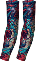 UV Sun Protection Arm Sleeves for Men & Women-UPF 50+ Sports Compression Cooling Sleeve-Unique TATTOO SLEEVE gift