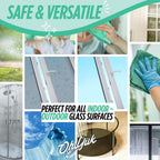 Oh Yuk Glass Cleaner Concentrate - Makes 4 Spray Bottles | Streak-Free Shine for Windows, Mirrors, and Shower Glass | Vegan, Biodegradable – 16 oz Refill