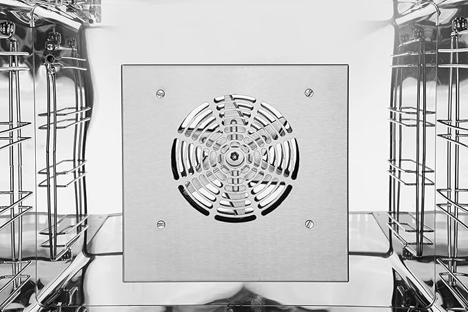 KoolMore 23 in. Countertop Convection Oven for Half-Size Pans with 4 Racks and 2800W of Power in Stainless-Steel - 208/240V, 2.3 cu. ft. ETL Listed (KM-CTCO220-23)