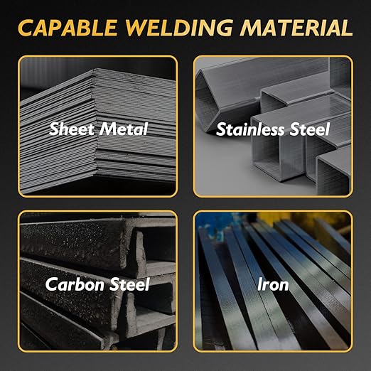 TOOLIOM 195A Stick Welder 110/220V Dual Voltage Lift TIG Welder LCD Display IGBT Inverter with Hot Start Arc Force VRD Welding Machine fits 5/32in. (4mm) Welding Rods