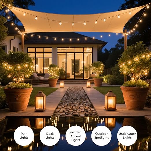 Low Voltage Landscape Lighting Cable 18/2 SPT-1W Bulk Lamp Cord 300-Volt 18-Gauge 100-feet Spool White UL Listed