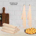 Urban Villa Kitchen Towels Set of 6 Premium Quality 100% Cotton Solid Kitchen Towels Ultra Soft Size 20X30 Inches Beige Color Kitchen Towel Highly Absorbent Kitchen Towels