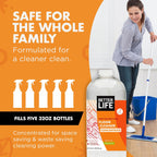 Better Life Floor Cleaner Concentrate- Liquid Multipurpose Cleaner for Wood, Tile, Laminate, Vinyl, Bamboo - Citrus Mint 32oz