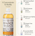 Branch Basics Concentrate Refill (33.8 oz) | All Purpose Multi-Surface Cleaning Concentrate - Replace Every Household Cleaner | Plant & Mineral-Based, Human-Safe, Fragrance Free
