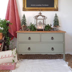 Dixie Belle Paint Company Chalk Finish Furniture Paint - Spanish Moss (16oz) - Matte Succulent Green Chic Chalk Mineral DIY Furniture Paint