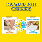 Scrub Daddy + 2x Cif All Purpose Cleaning Cream, Lemon - Multi Surface Household Cleaning Cream Scratch-Free Multipurpose Dish Sponge