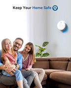 SITERWELL Smoke Detector, Hardwired Interconnected Smoke Detector, Photoelectric Smoke Alarm with 9V Backup Battery, Fire Alarm with Test/Silence Button, UL217-10th Listed, GS562A, 10 Packs