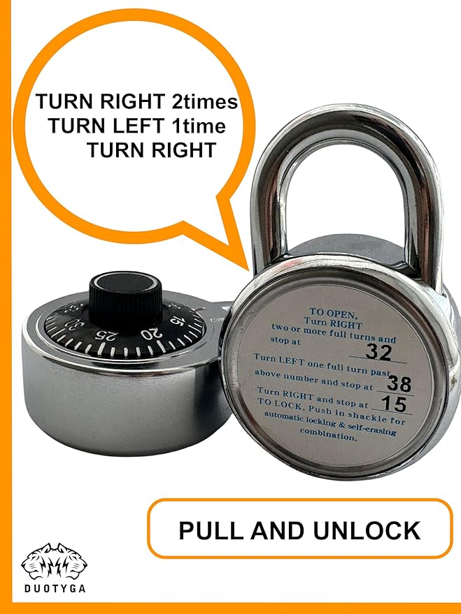 Combination Locker Lock, 60 Pack, Digital Combination Padlock for Toolbox, School and Gym Locker, Employee and Case, Black