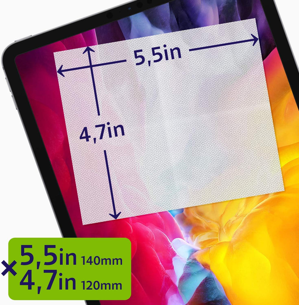 440 Pack Lens Wipes for Eyeglasses Pre-Moistened, Individually Wrapped Streak-Free Cleaning for Glasses & Laptop Screens, Glasses Cleaner Wipe Bulk 5.5 x 4.7 Inch, Sunglasses & Phone Wipe