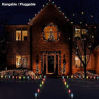 Colorful 25 Pack C9 Christmas Bulbs Replacement - Multicolor Incandescent Bulbs, Christmas Light Bulb for Holiday String Lights, Indoor/Outdoor Decorations, 7 Watt