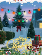 50 Pack C7 Christmas Replacement Bulbs, 5W Incandescent Multicolor Bulbs Waterproof, E12 Night Light Bulbs for Outdoor String Lights, for Porch Patio Garden Decor, Red, Blue, Green, Orange, White