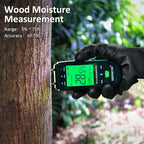 Wood Moisture Meter for Wood, Like Hardwood and Softwood Replaceable Pin Moisture Tester with Batteries