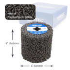 4" Black Cleaner, 100x100mm, 4 Pcs Pack, Metal Surface Cleaning, Rust Remove, Oxidation Paint Removal.