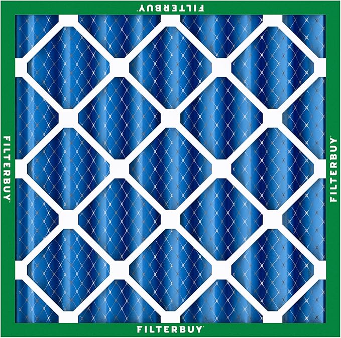 Filterbuy 24x24x4 Air Filter MERV 13 (MPR 1900) Health Defense Replacement (4-Pack), Electrostatic Pleated HVAC AC Furnace Filters, Made in USA (Actual Size: 23.38 x 23.38 x 3.63)