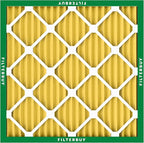 Filterbuy 25x25x1 Air Filter MERV 11 (MPR 1200) Allergen Defense Replacement (4-Pack), Electrostatic Pleated HVAC AC Furnace Filters, Made in USA (Actual Size: 24.50 x 24.50 x 0.75)