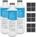 Adq747935 Water Filter for L&G Lt1000p/pc, LfxS26973s, LmxS28626s, LmwS27626s, LfxS28596s, Adq74793501, 3Pack