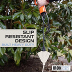 Iron Forge Cable Weatherproof 75 Ft Outdoor Extension Cord with 3 Outlets - 16/3 SJTW Heavy Duty Beige Extension Cord 3 Prong - 10 Amp Power Cable