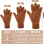 Patelai 3 Pairs Microfiber Plant Dusting Gloves Leaf Cleaning Gloves for Indoor Plants, Blinds, Furniture, House(Large,Orange, Brown, Dark Gray)