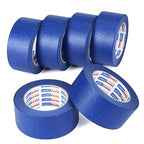 ADHES Blue Painters Tape 2 inches Wide, Masking Tape for Painting, 6 Rolls x 2 Inches x 55 Yards, Paint Tape No Residue Outdoor Anti UV Multi Surface Use, Total 330 Yards