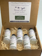 Clean Living Essentials Floor Cleaner – Multi-Surface, Non-Toxic, Plant-Based, pH Neutral, Family & Pet Friendly. Naturally scented for everyday clean. (5 Pack Sample Set)