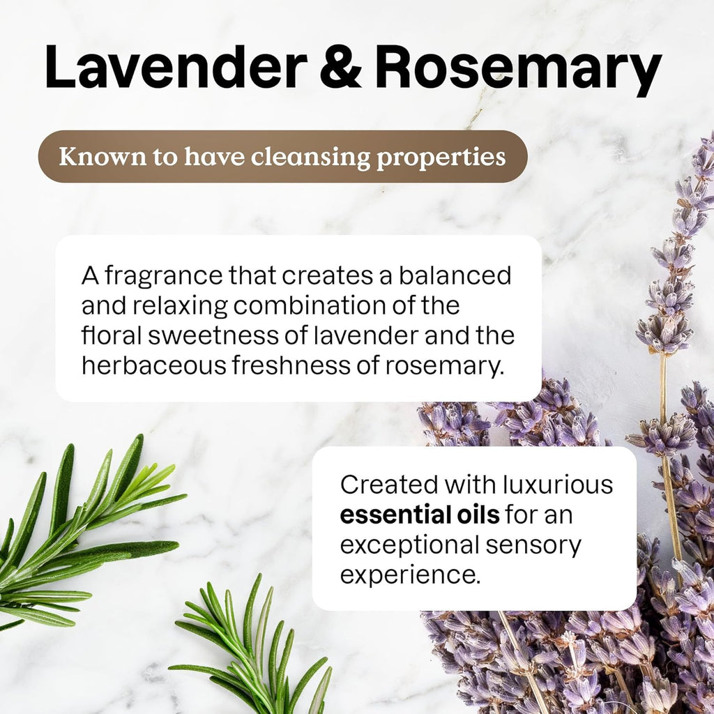 ATTITUDE Window & Mirror Cleaner Spray, Plant-Based Ingredients, EWG Verified, Streak Free, Removes Fingerprints, Dust and Dirt, Lavender & Rosemary, 26 Fl Oz (Pack of 3)