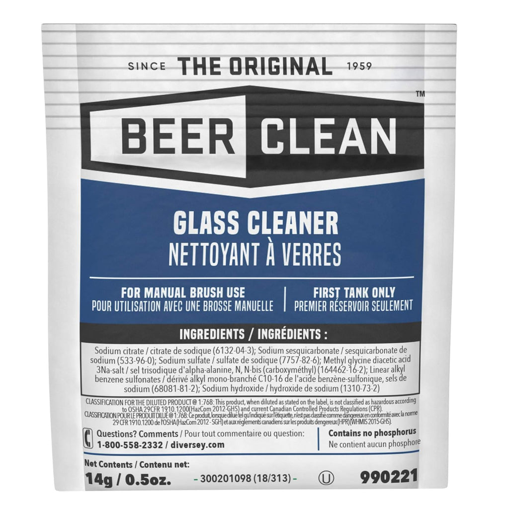 Diversey 990221 Beer Clean Glass Cleaner (0.5 Ounce, 100-Pack)