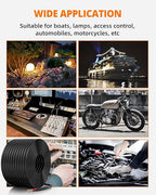 18 Gauge Wire, 18 AWG 2 Conductor Electrical Wire, Flexible/Oxygen-Free Tinned Copper/Stranded PVC 18/2 Cord for Automotive, Marine, LED Strips, Solar, RV, Lighting (100FT)