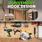 GEARit 360 Rotating Flat Plug Extension Cord (3ft, Black) Multi 3-Outlet Extension 16 AWG Wire, Adapter for Small Spaces, Right Angle Socket, ETL Certified - 3 Feet