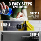 Milsek Stainless Steel Cleaner & Microfiber Cloth, 12-Ounce