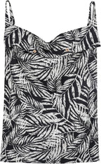 Linen Hanging Laundry Bag, 100% Linen Leaf Print Over The Door Laundry Hamper with Buttons and Zipper, Space Saving Door Hampers for Laundry Dirty Clothes Home Travel, Black, 19.7x27.5inches