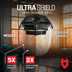 NoCry Premium Safety Face Shield for Grinding and Cutting — Clear Anti-Fog, Impact Resistant Visor and Adjustable Headgear — ANSI Z87.1 Certified for Industrial Use — Washable Sweatbands Included