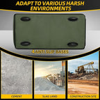 Tool Bag, Portable Tool Box Organizer Adjustable Shoulder Strap, Carry Tool Tote Heavy Duty Tool Storage Bag With Wide Mouth,Tool Bags for Men Mechanic EngineerGift - L, Army Green & Black