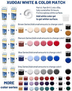 Marble and Granite Repair Kit (Color Match), 160g/5.64oz Quartz Countertop Repair Kit for Chips Holes Dents Defects Scratches Cracks, DIY Fix Reattaches Porcelain Tile Sink Stone Other Hard Surfaces