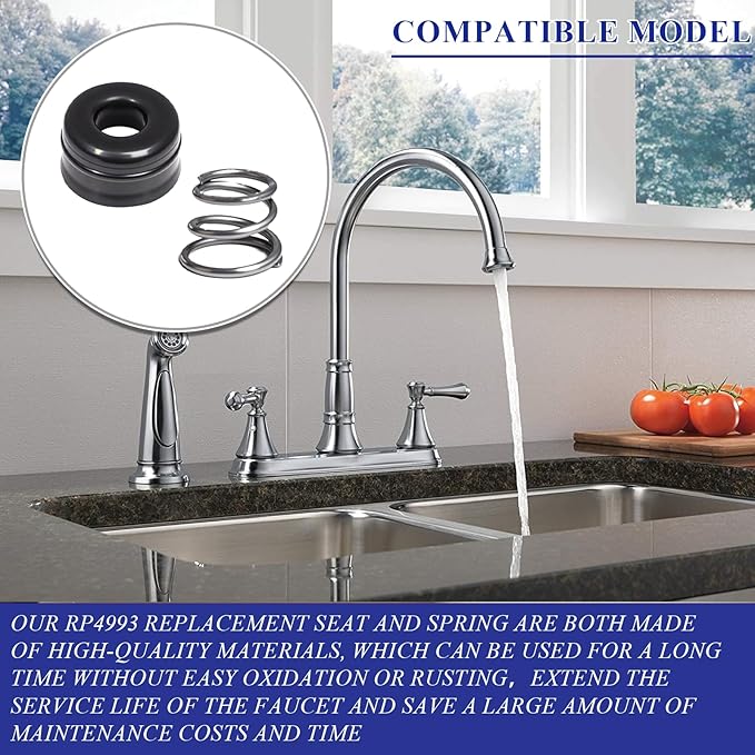 RP4993 Faucet repair kit for Delta Faucet stem assembly Replacement Kit Includes 2 Seats and 2 Springs