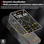 BSIDE Thermal Imaging Camera Multimeter with Macro Lens 320×320 Resolution with 20000 Words Multimeter Function 3.98'' Touchscreen 25Hz Infrared Thermal Camera 15 Thermal Palettes Auto-Ranging Tester