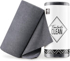 Fantasticlean Microfiber Cleaning Cloth Roll -40 Pack, Tear Away Microfiber Towels, 12" x 12", Reusable, Washable, Scratch Free, Ultra Absorbent for Car, Home Supplies, Shop (DimGrey)