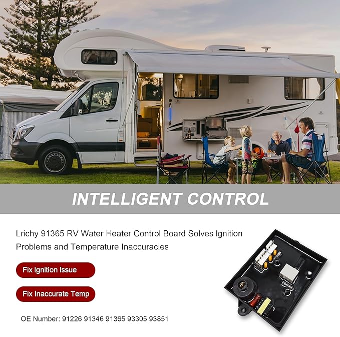 91365 91226 Ignition Control Circuit Board Kit Replacment Use Gas/Electric 12 VDC Water Heaters, Part for XT Series, GCH6A-10E GC6AA-10E