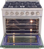 Kucht KNG361/LP-G Gas Range, Green