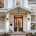 Dusk to Dawn Outdoor Wall Light Fixtures - Sensor Porch Lights, Exterior Wall Sconce, Anti-Rust, Waterproof, Garage & Doorway Lights