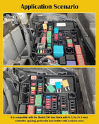 20A Low Profile Mini Fuse Kit– Automotive 20A ATM Manual Reset Circuit Breaker Fuses for Boat, RV, Car, Truck, DC 12V/32V 20 Amp Manual Resettable Blade Assortment Kit with Resettable Fuses