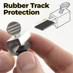 Window Locks, 4 Pack for Vertical and Horizontal Windows, Adjustable Aluminum Stoppers, Window Security, No-Drill Install, Requires 28-36mm Clearance