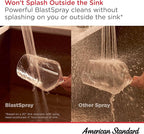 American Standard 1048814240 Aspirations Single-Hole Kitchen Sink Faucet with Pull-Down Sprayer, 1.8 GPM, Matte Black/Brushed Gold