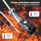 PATIKIL Candelabra Base Lamp Holder Light Socket, 6pcs UL Listed Keyless E12 Bulb Socket with 9.8" Wire Leads for E12 Incandescent LED Light Bulbs, 2.4" Tall