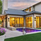 18in Large Outdoor Wall Light Fixtures, Exterior Lighting Fixtures Porch Sconces Wall Mounted, Waterproof Black Outdoor Wall Lanterns Lamps, Outside Lights for House Patio Front Door Entryway, 2-Pack